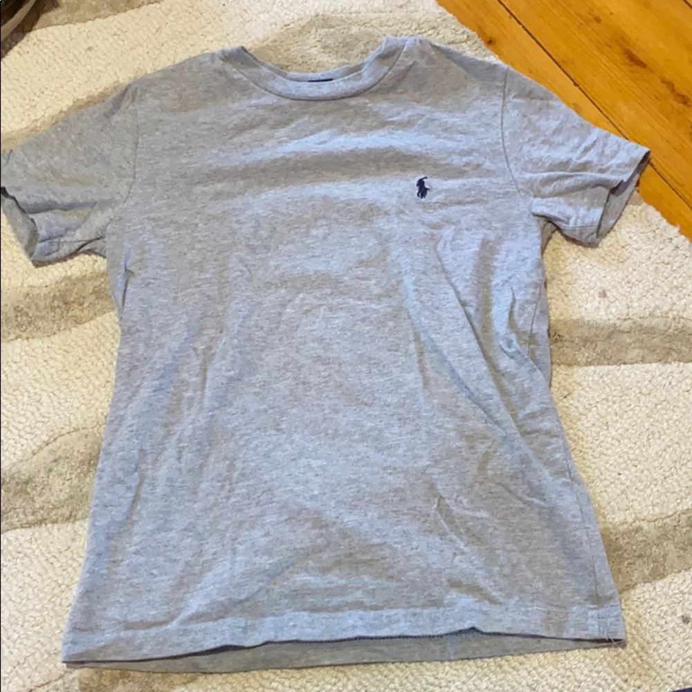 Youth size 7 grey polo shirt